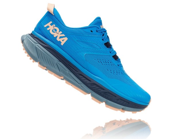 Hoka One One Stinson Atr 6 Womens UK - Indigo / Apricot Trail Running Shoes - ZXKWG1094